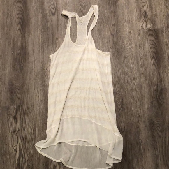 Free People Tops - White flowy tank top
